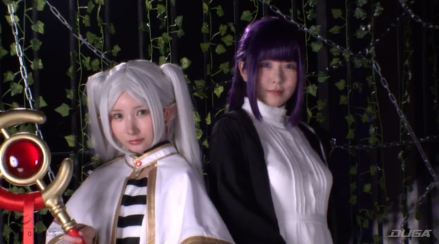 美少女魔導師フ●ーレン＆フェ●ン×Wギ●チン中出し集●●●×大量ザーメンぶっかけ かな＆こなつ 013
