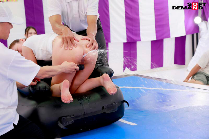 はじめての牛乳浣腸相撲大会（ガチ）。 一般女性4名参加 006