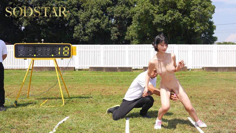 宮島めい 初めての全裸わ〇せつスポーツテスト 014